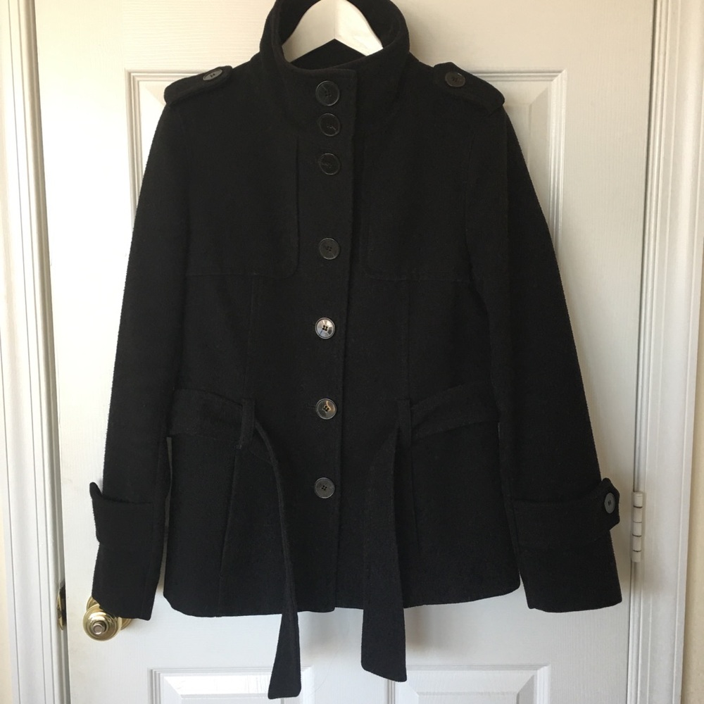 Zara Black Structured Waist Coat